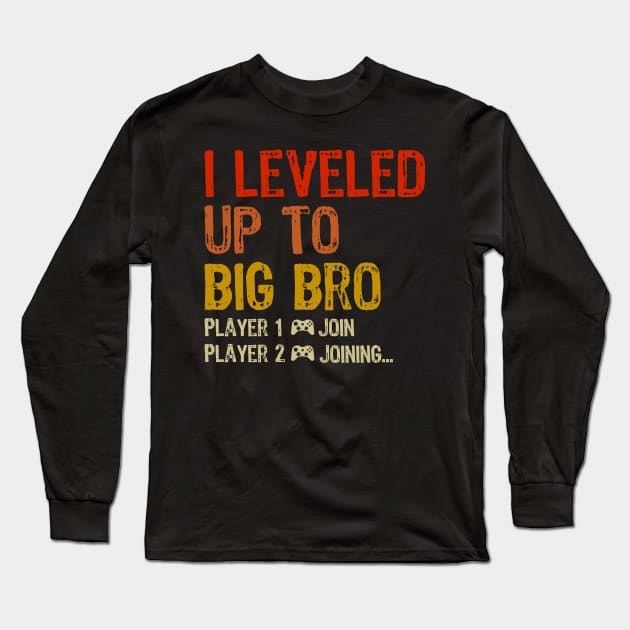 I leveled Up To Big Bro Player 2 Joining... Long Sleeve T-Shirt by artdise